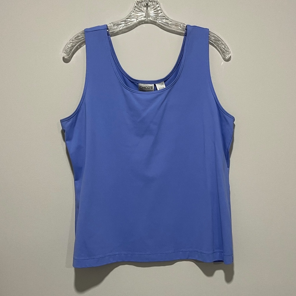 Chico’s Tank top, Blue, Size 2